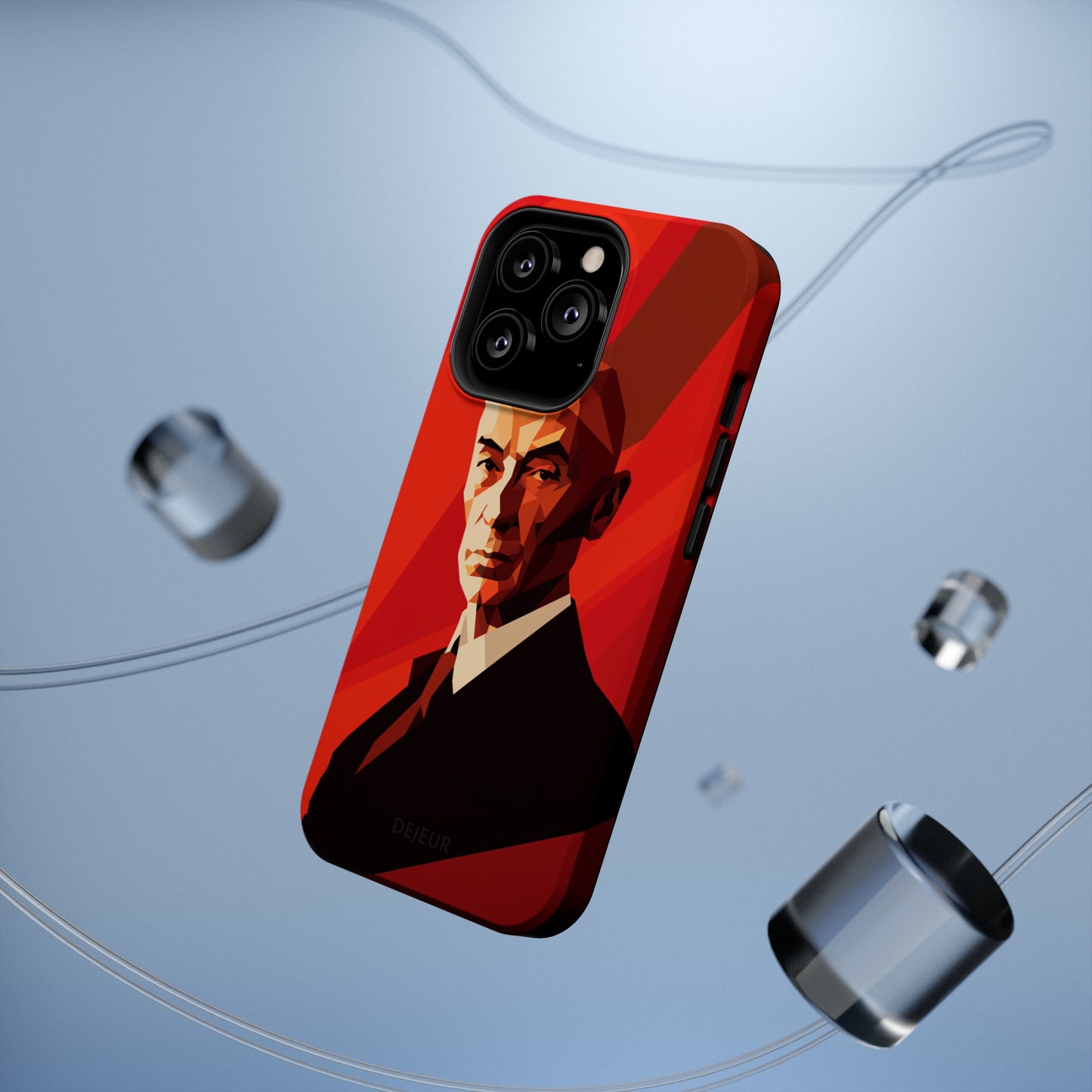 Oppenheimer Minimalist Portrait - iPhone MagSafe Tough Case