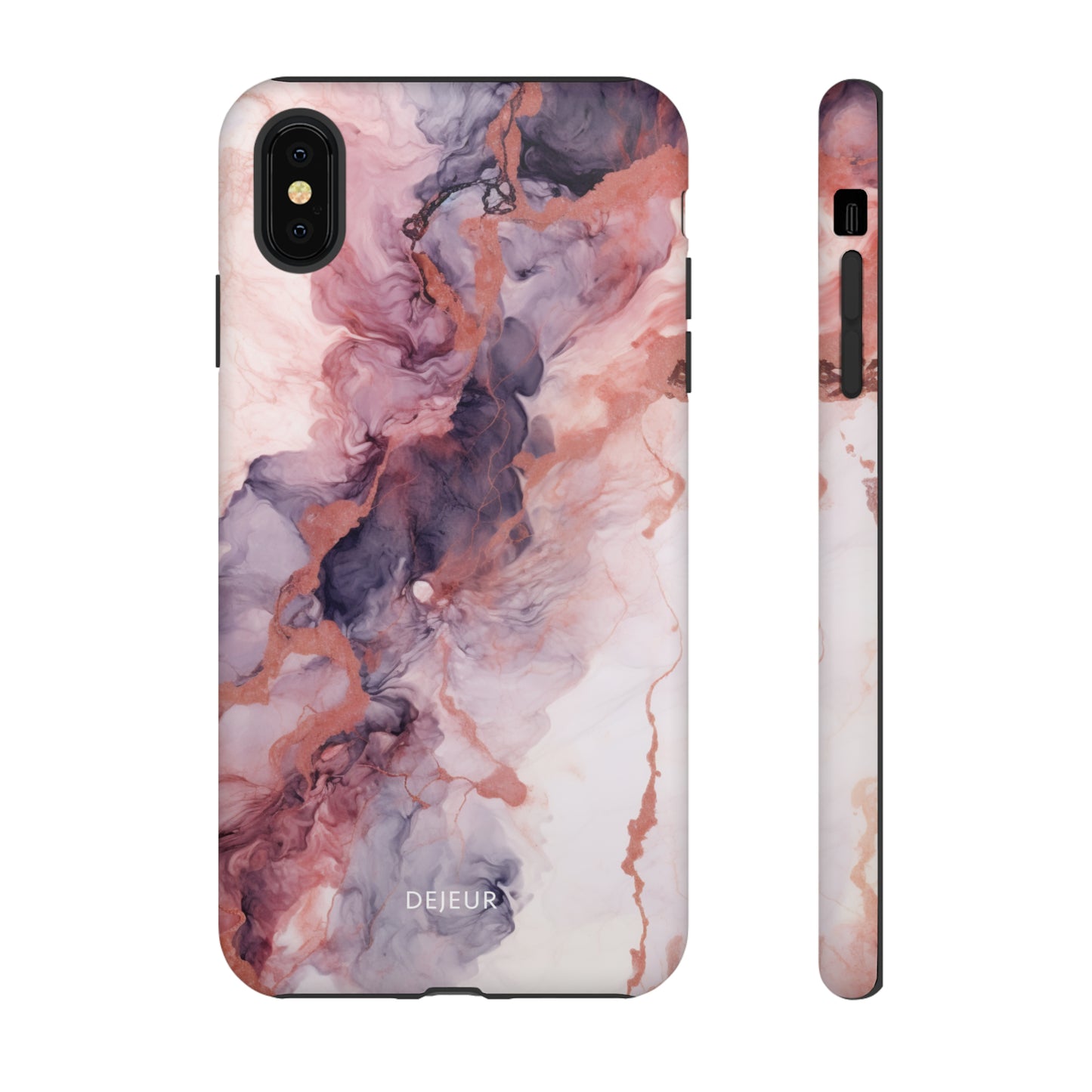 Royal Purple Marble - iPhone Tough Case