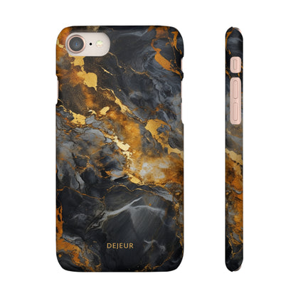 Platinum Gold Marble - iPhone Snap Case