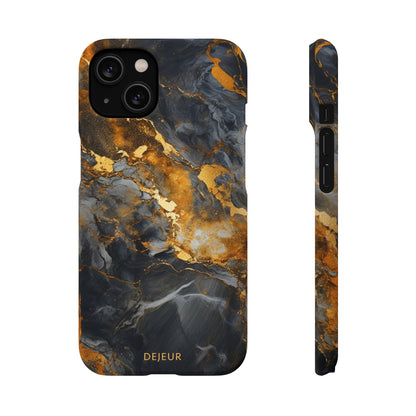 Platinum Gold Marble - iPhone Snap Case