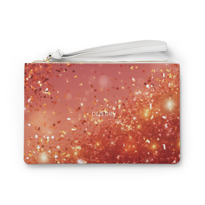 Rose Confetti Glitter - Clutch Bag