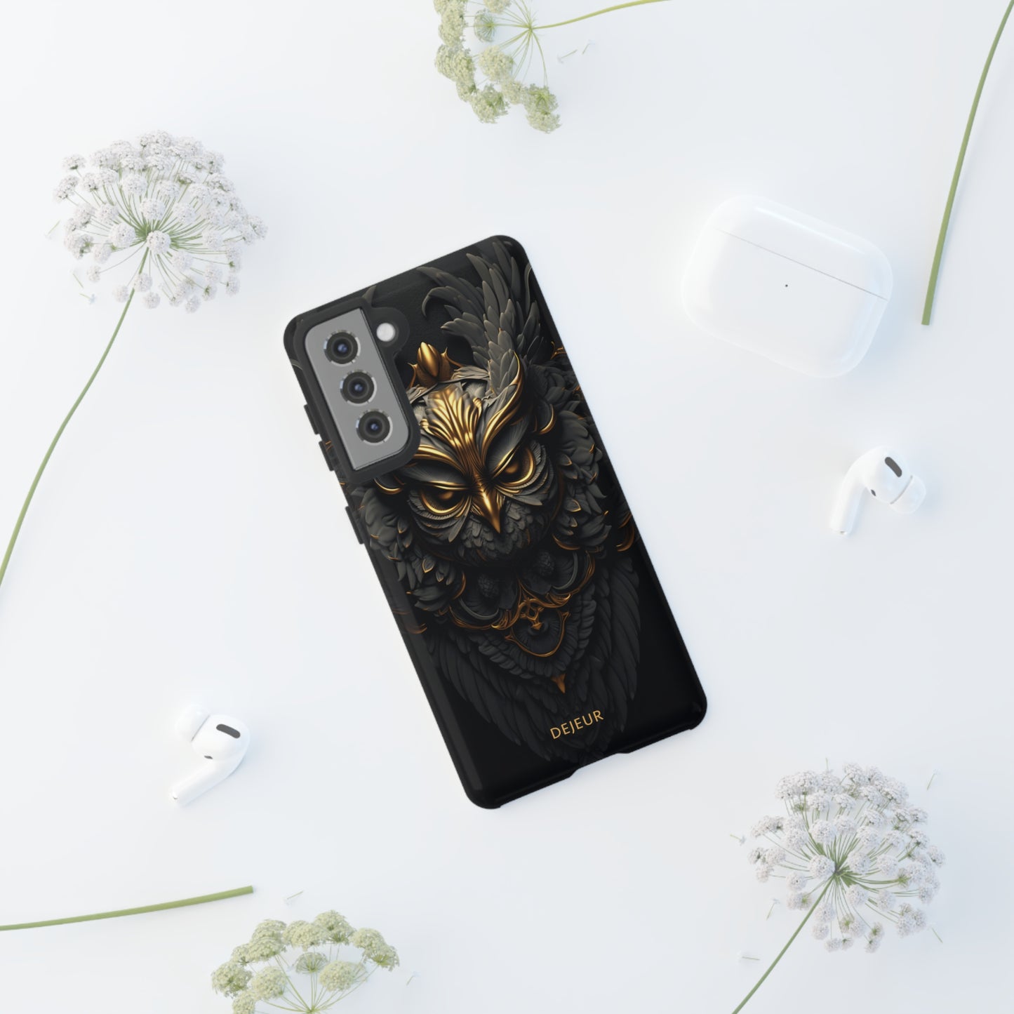 Golden Dark Owl - Samsung Galaxy Tough Case