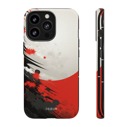 Japanese Abstract Splatter - iPhone Tough Case