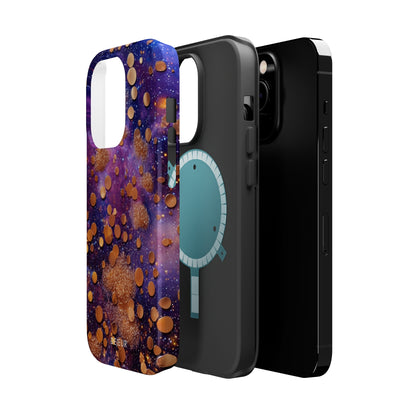 Cosmic Glitter Circles - iPhone MagSafe Tough Case