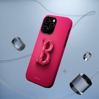 B Hot Pink - iPhone MagSafe Tough Case