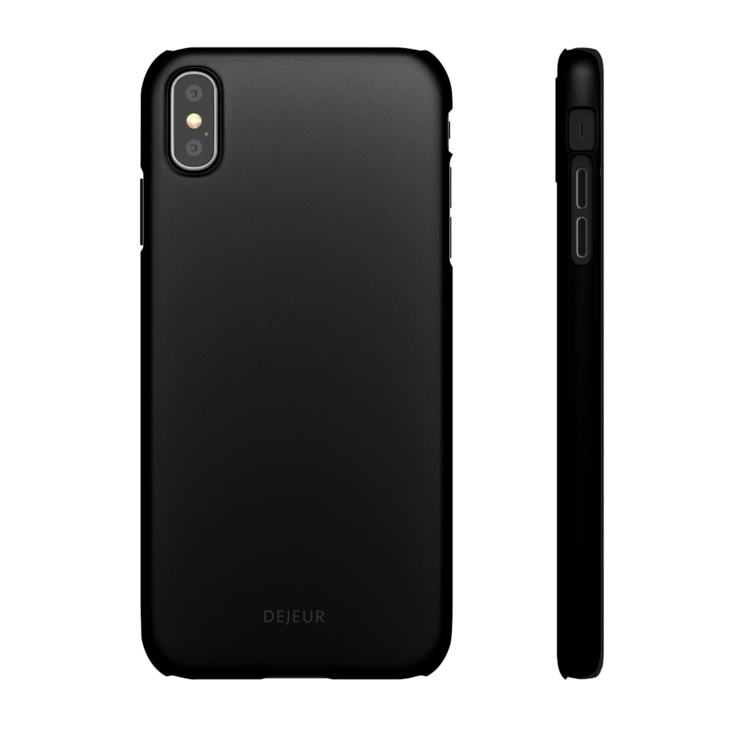 Pure Black - iPhone Snap Case