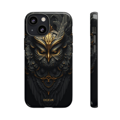 Golden Dark Owl - iPhone Tough Case