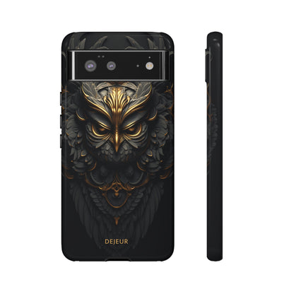 Golden Dark Owl - Google Pixel Tough Case