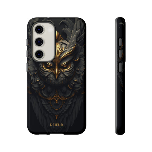 Golden Dark Owl - Samsung Galaxy Tough Case