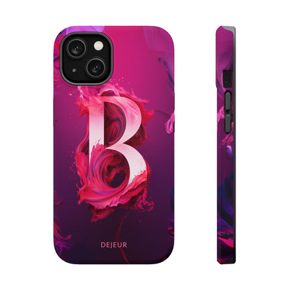 B Pink Splash - iPhone MagSafe Tough Case