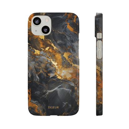 Platinum Gold Marble - iPhone Snap Case