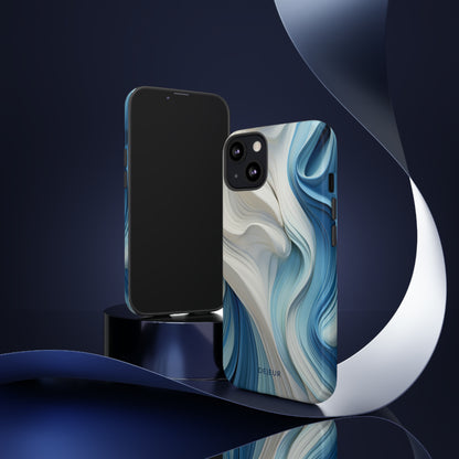 Blue Cream Ripple - iPhone Tough Case