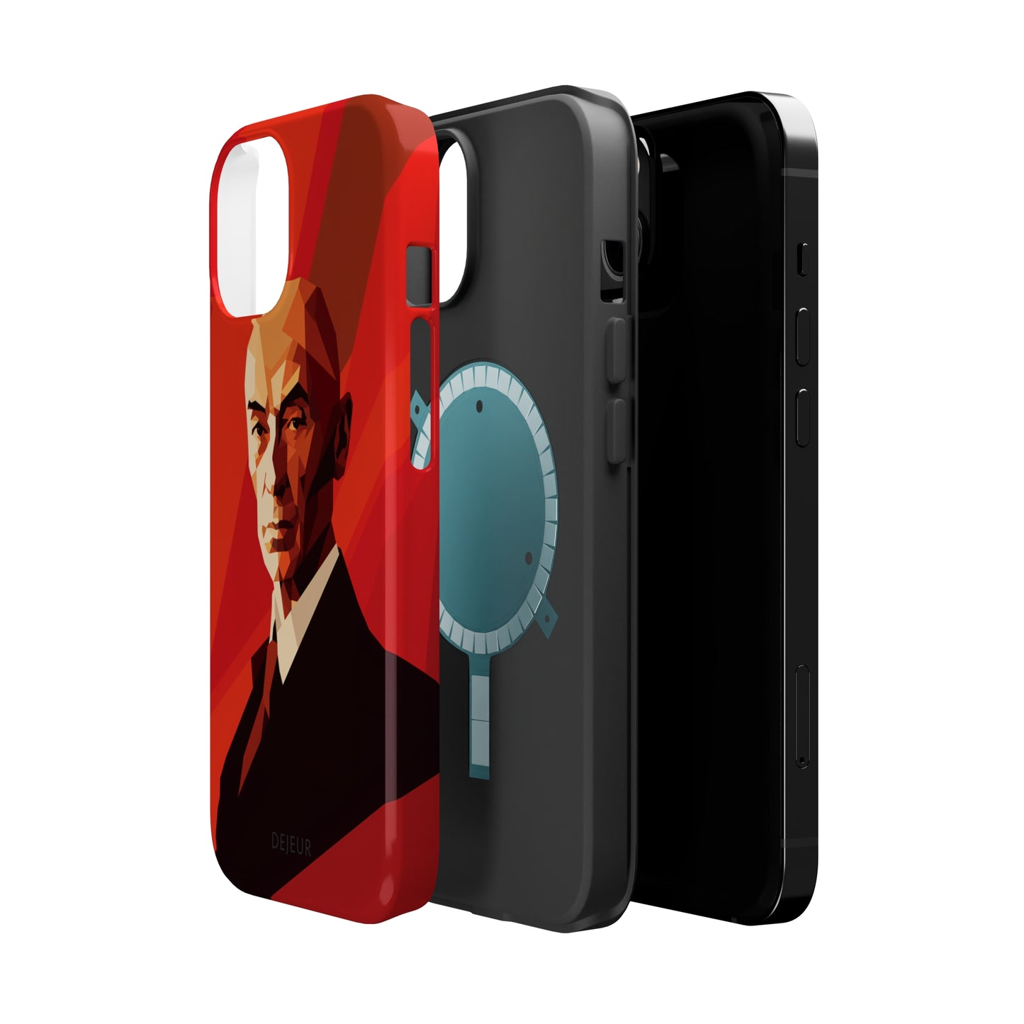 Oppenheimer Minimalist Portrait - iPhone MagSafe Tough Case