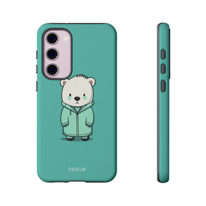 Aqua Coat Bear - Samsung Galaxy Tough Case