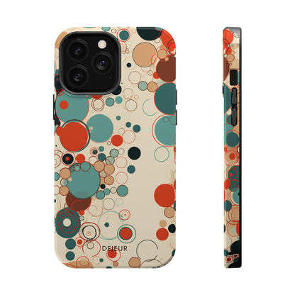 Pastel Line Circles - iPhone MagSafe Tough Case