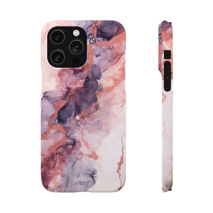 Royal Purple Marble - iPhone Snap Case