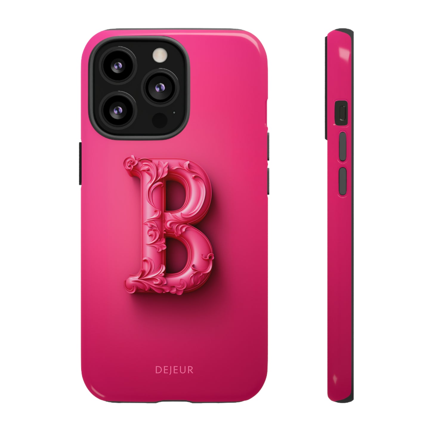 B Hot Pink - iPhone Tough Case