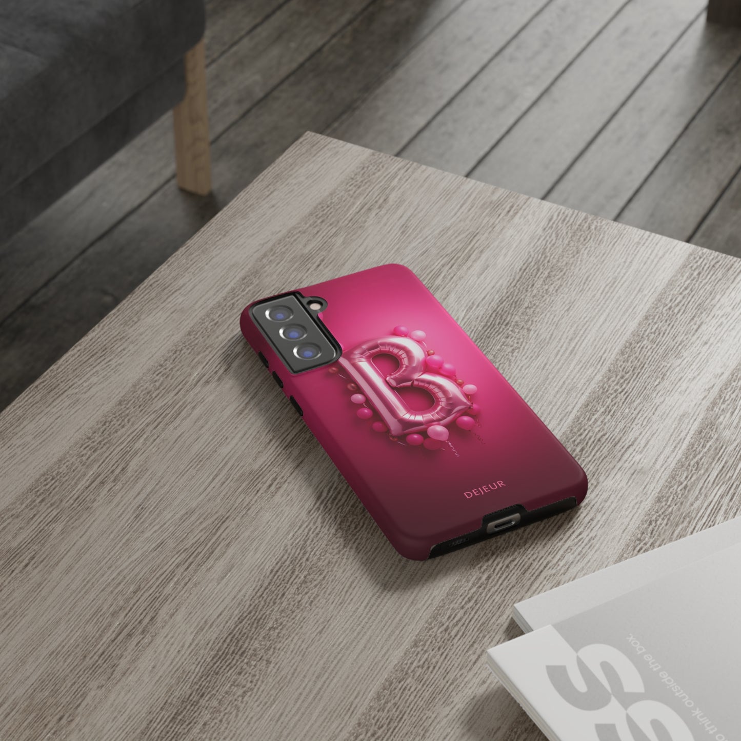 B Magenta Pink Balloons - Samsung Galaxy Tough Case