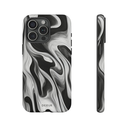 Misty Waves Monochrome - iPhone Tough Case