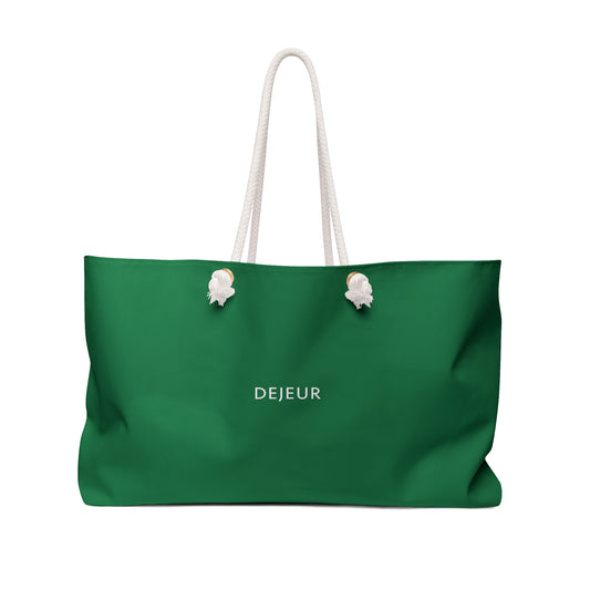 Weekender Tote Bag - Emerald Green