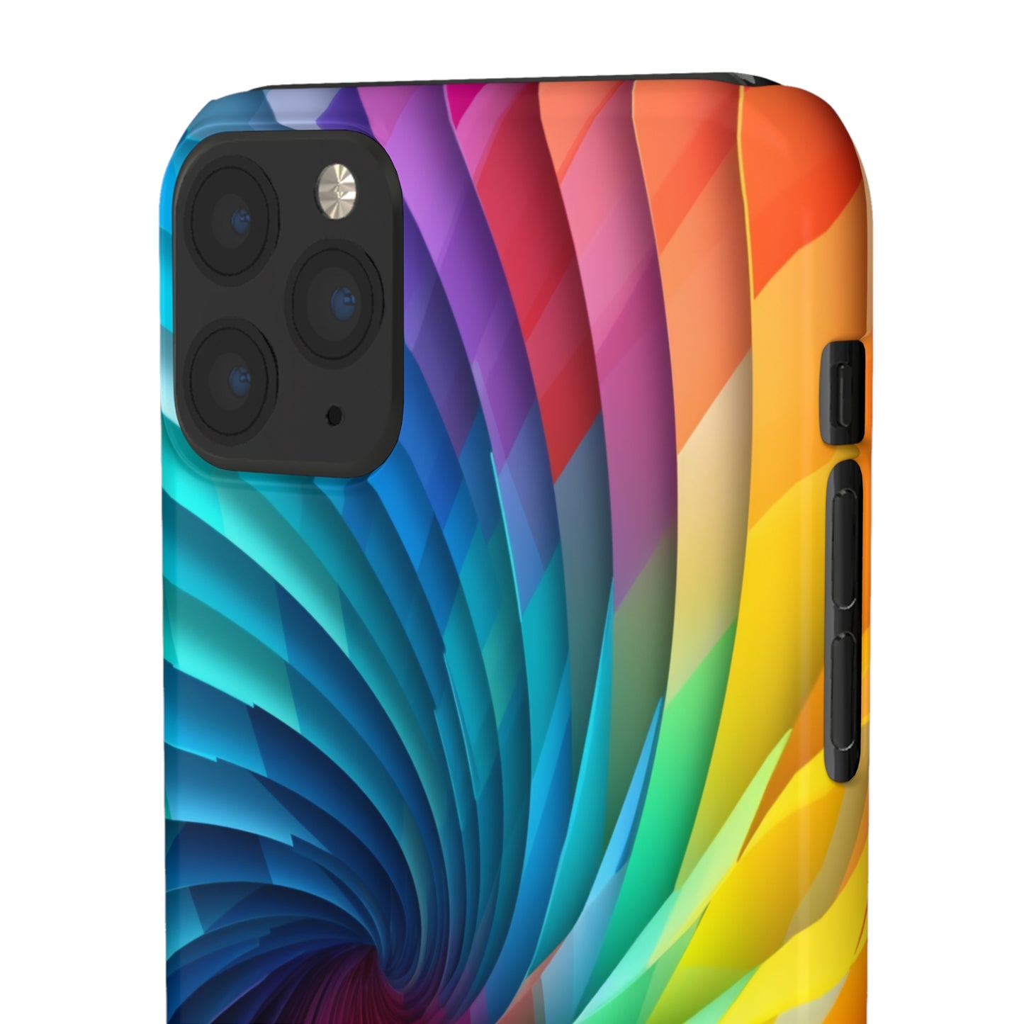 Rainbow Spiral - iPhone Snap Case