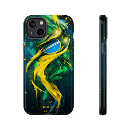 Brazil Splatter Design - iPhone Tough Case