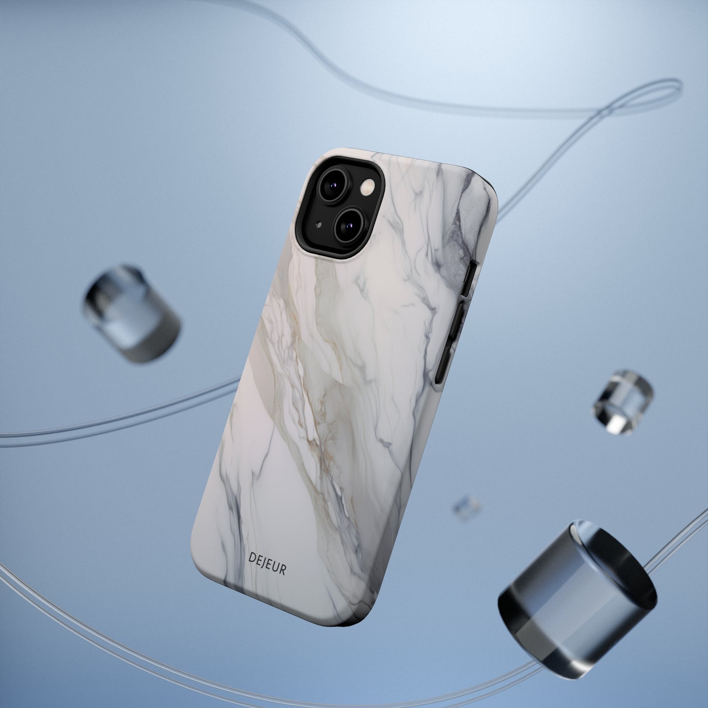 Light Cloud Marble - iPhone MagSafe Tough Case