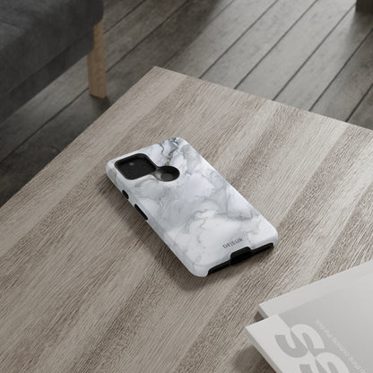 Platinum Silver Marble - Google Pixel Tough Case