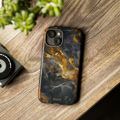 Platinum Gold Marble - iPhone Tough Case