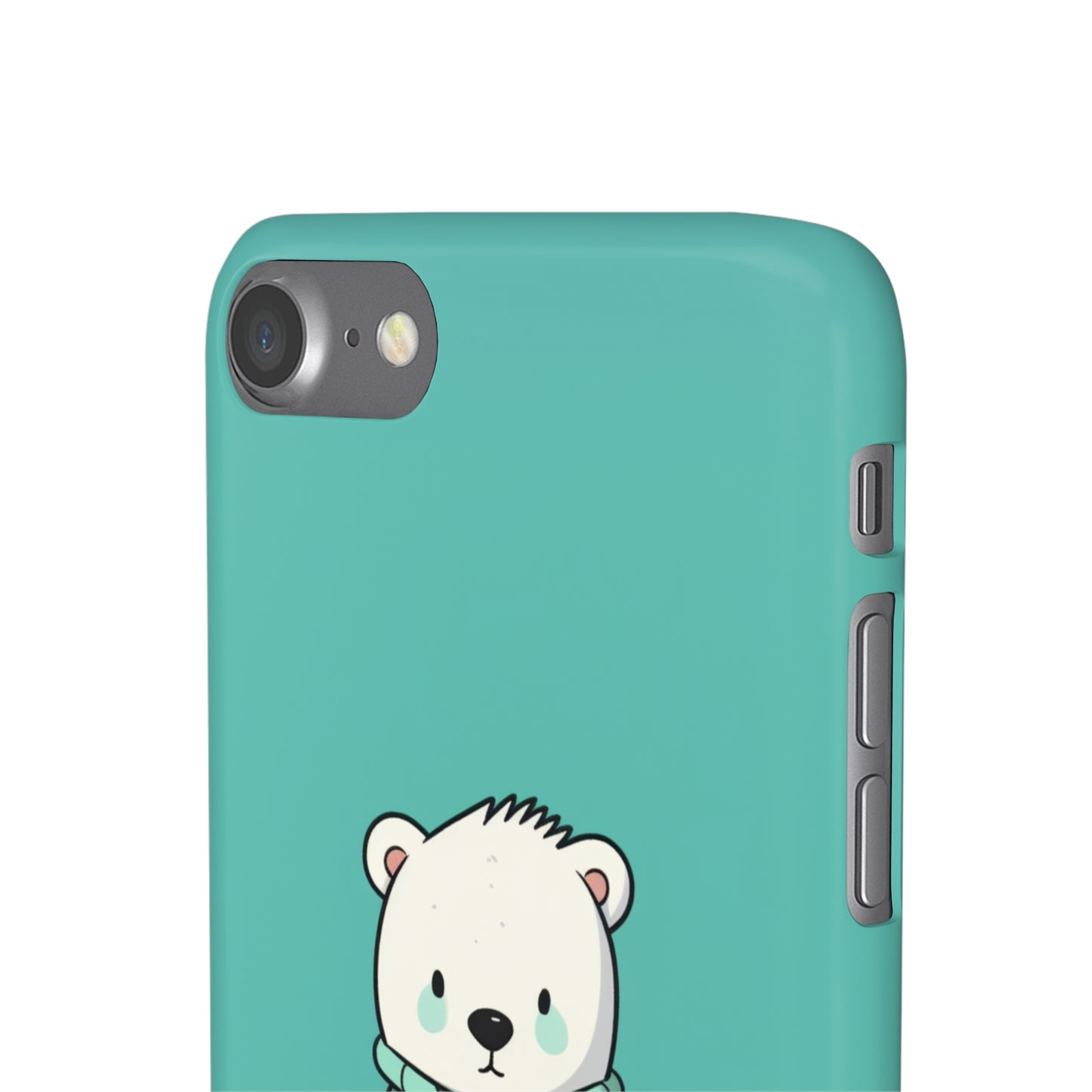 Aqua Coat Bear - iPhone Snap Case