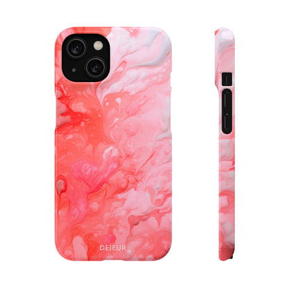 Rose Pink Marble - iPhone Snap Case