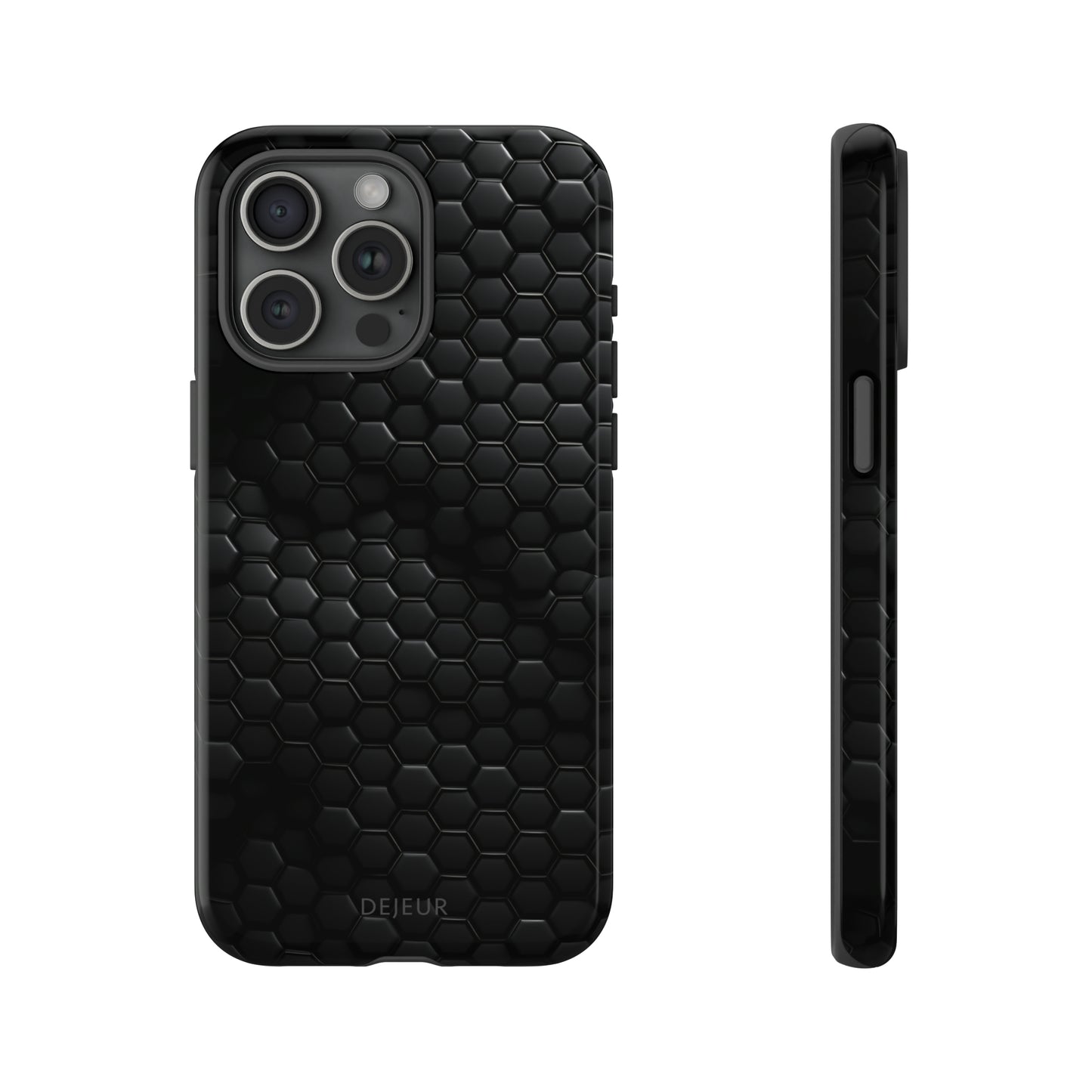 Black Carbon Matrix - iPhone Tough Case