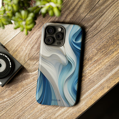 Blue Cream Ripple - iPhone Tough Case