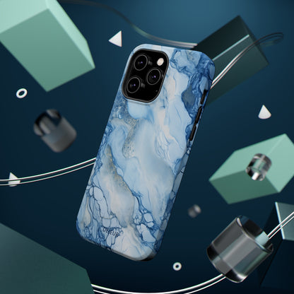 Sky Blue Marble - iPhone MagSafe Tough Case