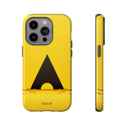 Sun Triangle Yellow - iPhone Tough Case