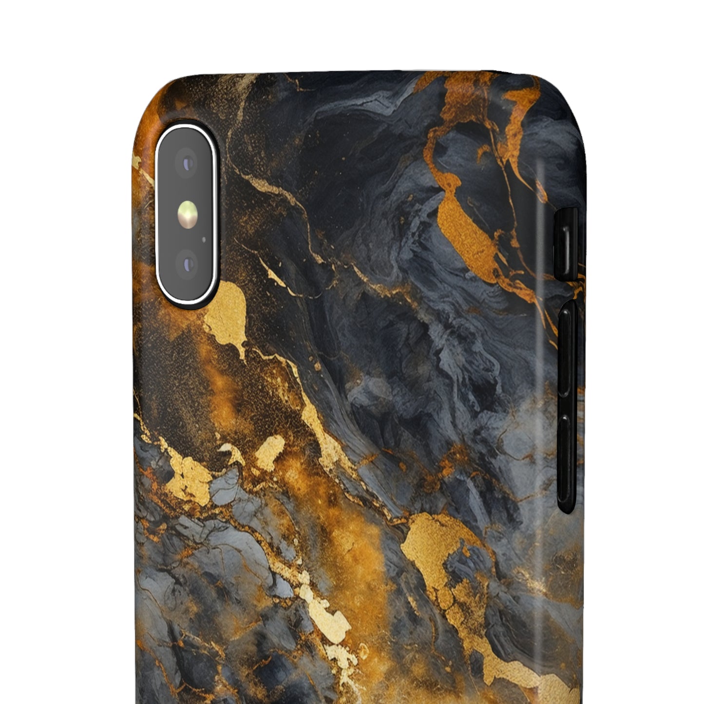 Platinum Gold Marble - iPhone Snap Case