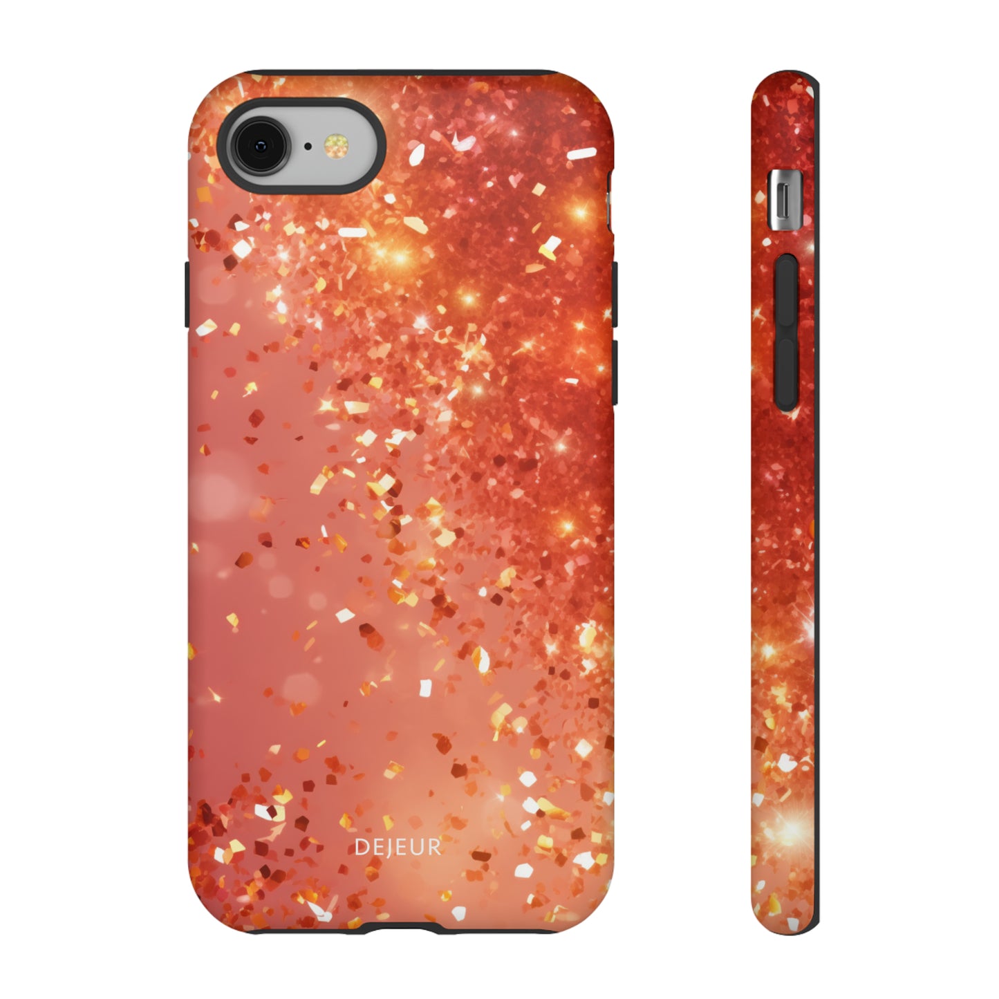 Rose Confetti Glitter - iPhone Tough Case