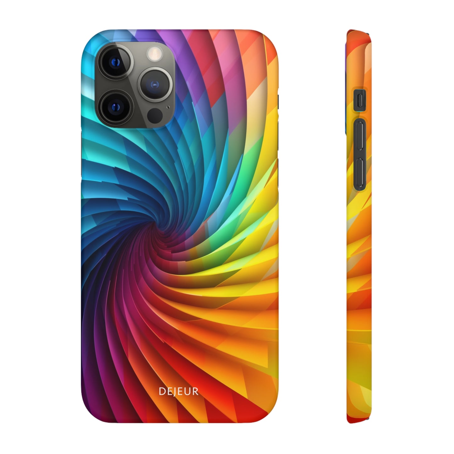 Rainbow Spiral - iPhone Snap Case