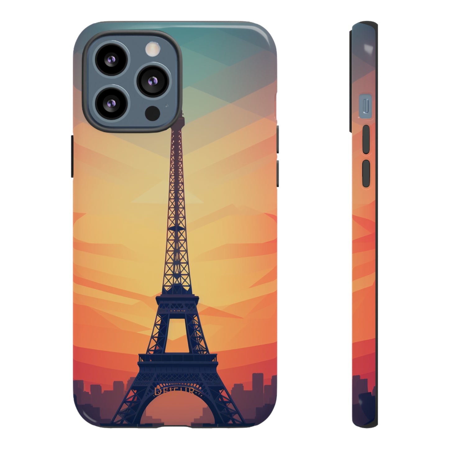 Eiffel Tower Sunset - iPhone Tough Case