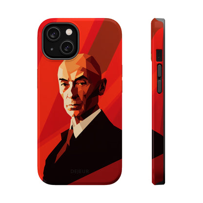 Oppenheimer Minimalist Portrait - iPhone MagSafe Tough Case