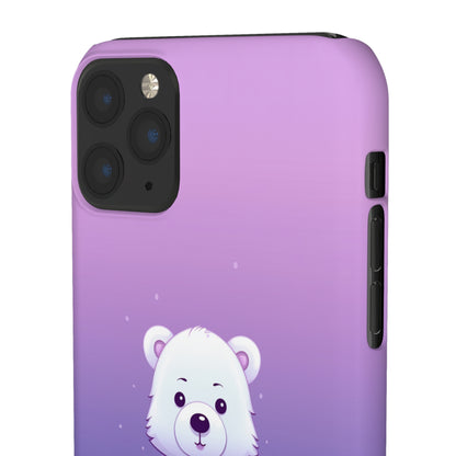 Violet Bear - iPhone Snap Case