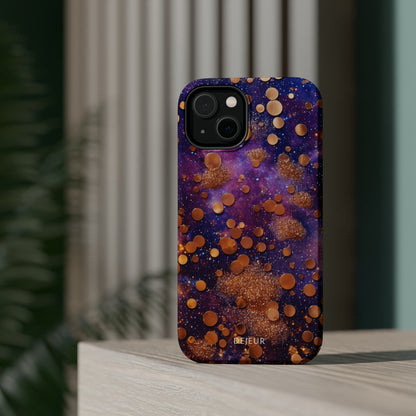 Cosmic Glitter Circles - iPhone MagSafe Tough Case