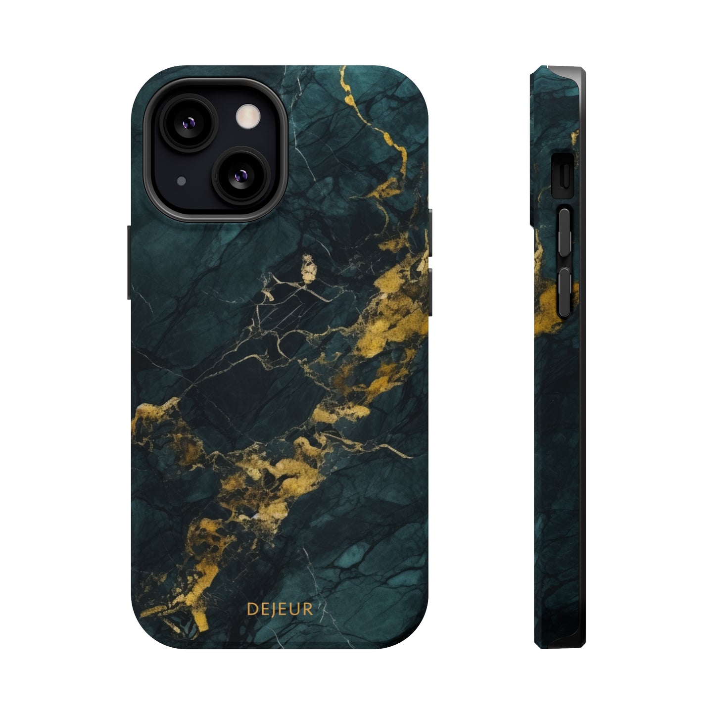 Gold Shadow Marble - iPhone MagSafe Tough Case