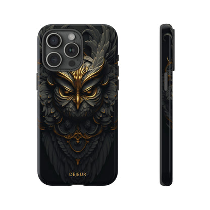 Golden Dark Owl - iPhone Tough Case