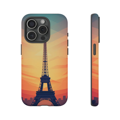 Eiffel Tower Sunset - iPhone Tough Case