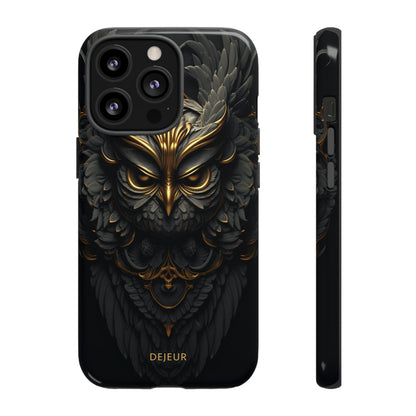 Golden Dark Owl - iPhone Tough Case