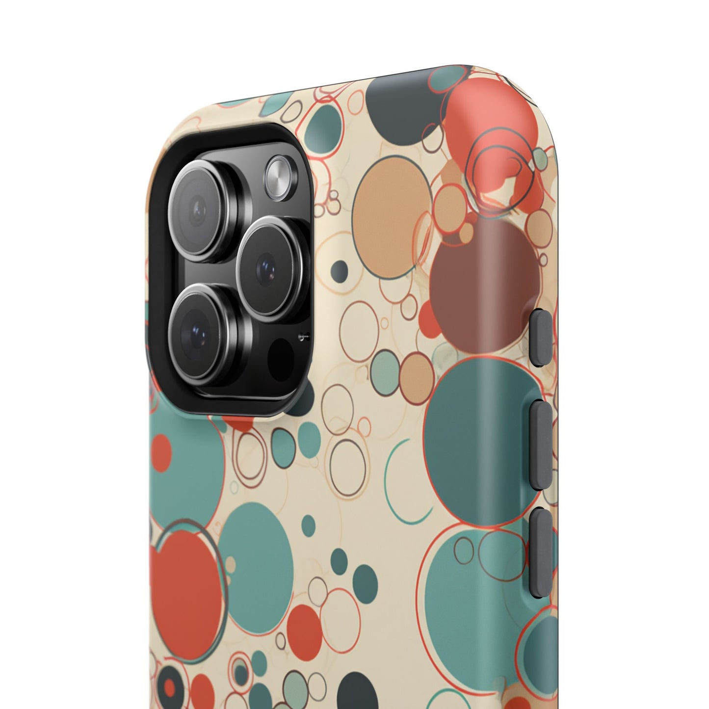 Pastel Line Circles - iPhone MagSafe Tough Case