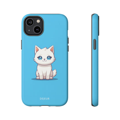 Little Blue Eyed Cat - iPhone Tough Case