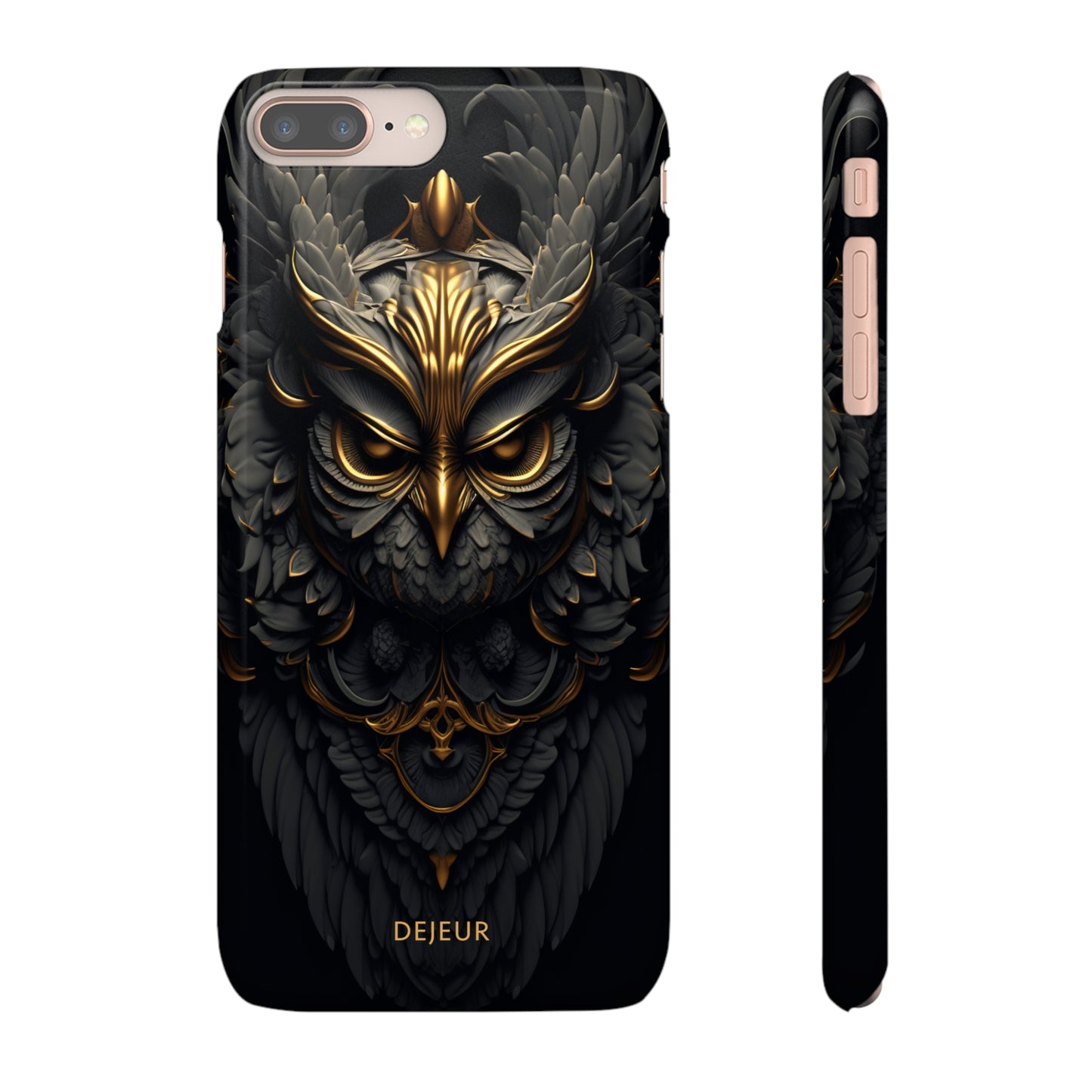 Golden Dark Owl - iPhone Snap Case