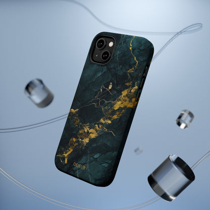 Gold Shadow Marble - iPhone MagSafe Tough Case